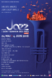 AFFICHE Jazz à Saint-Germain-des-Près